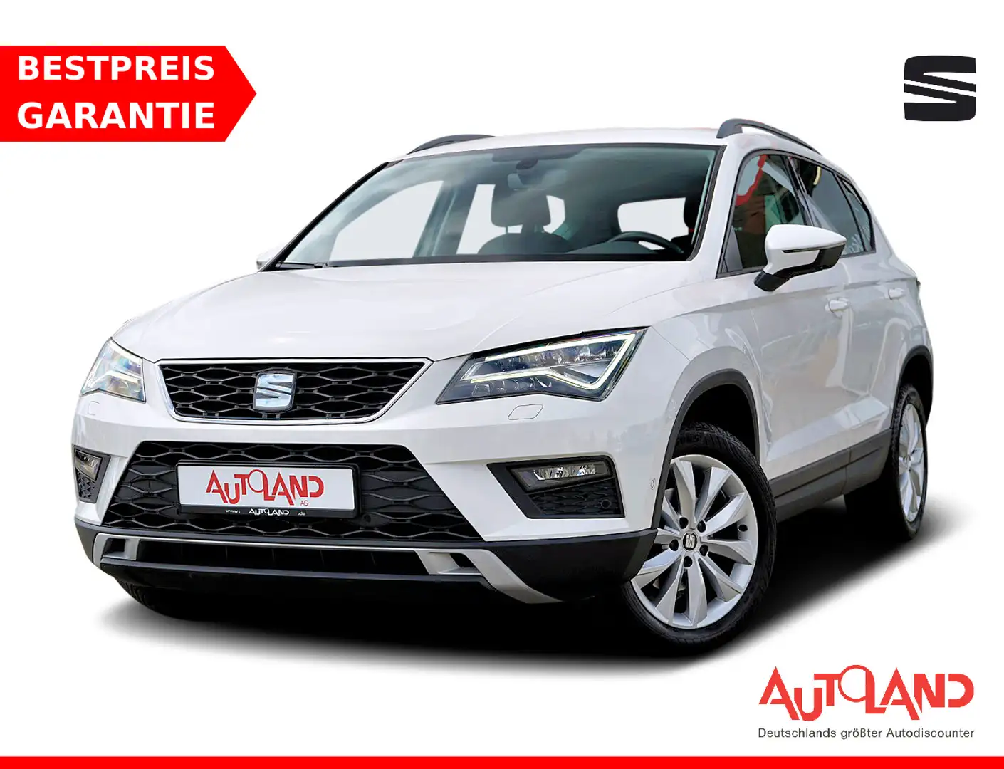 SEAT Ateca 1.5 TSI Style DSG LED Navi Kamera FullLink Blanc - 1