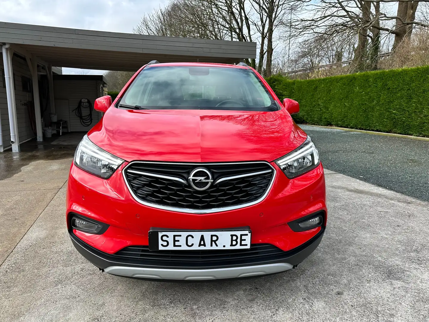 Opel Mokka X 1.6i Edition Navi. Airco. Bluetooth Apple Carplay Red - 2
