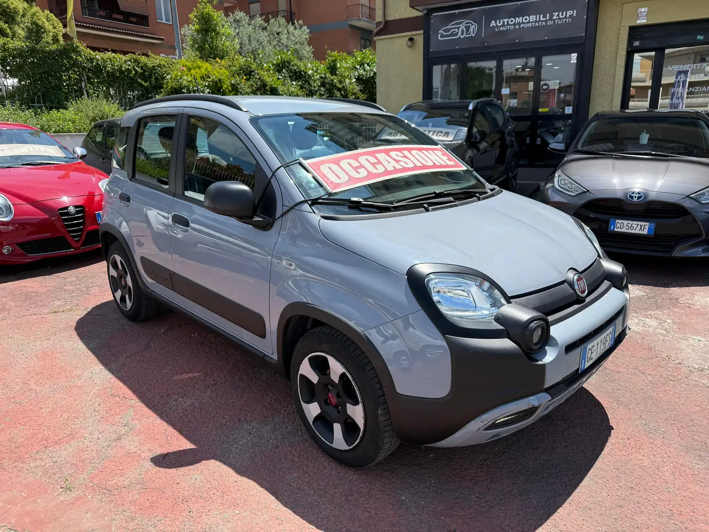 Fiat Panda 1.0 Hybrid CROSS *14.000KM CERTIFICATI Šedá - 1