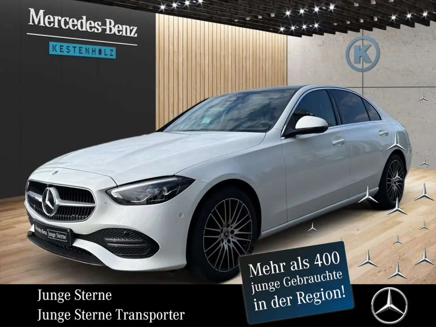 Mercedes-Benz C 220 d *Avantgarde*MBUX*Memory*PANO*KAMERA*AHK Weiß - 1
