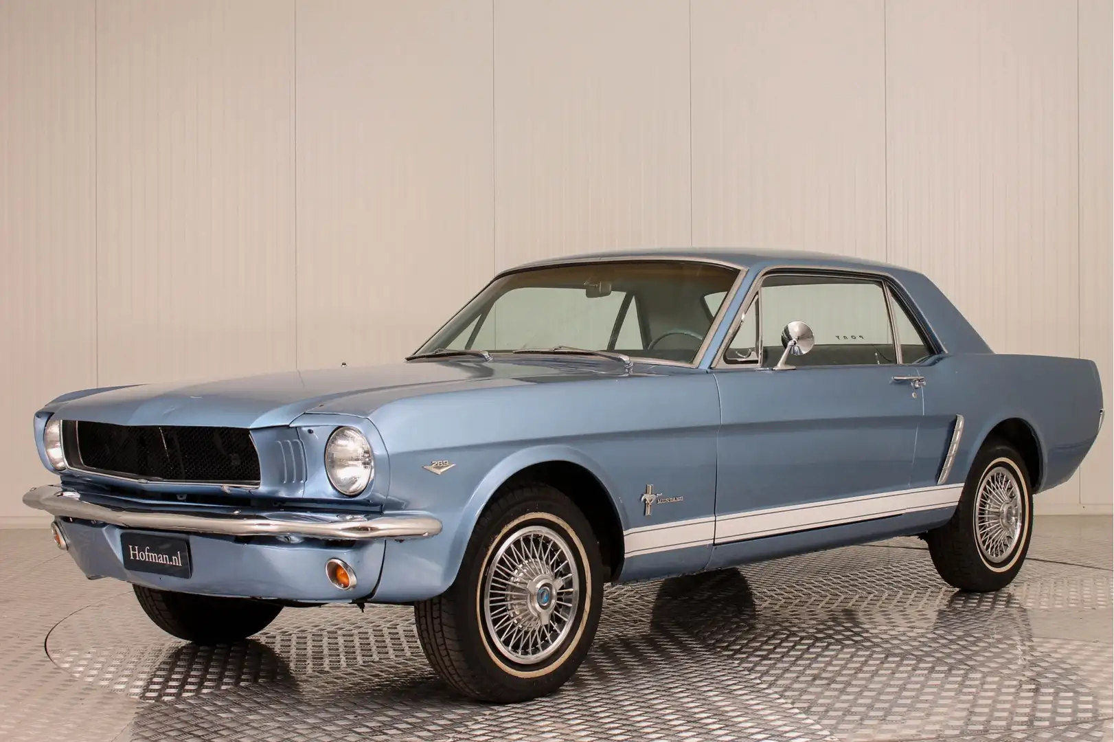 Ford Mustang 289 V8 C-Code Blauw - 1
