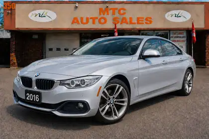 Silver 2016 BMW 4 Series Sedan All-Wheel Drive Automatic