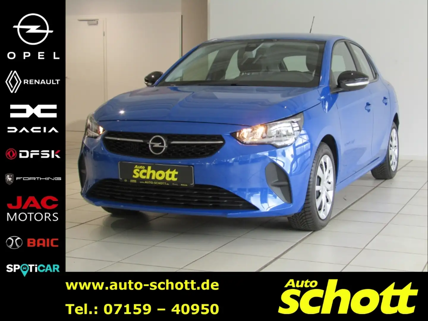 Opel Corsa F Turbo EU6d Edition 1.2 Direct Injection Turbo, 7 Bleu - 1
