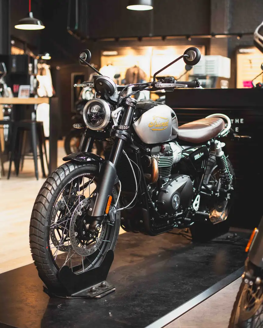 Triumph Scrambler 1200 X - Icon Edition Argent - 1