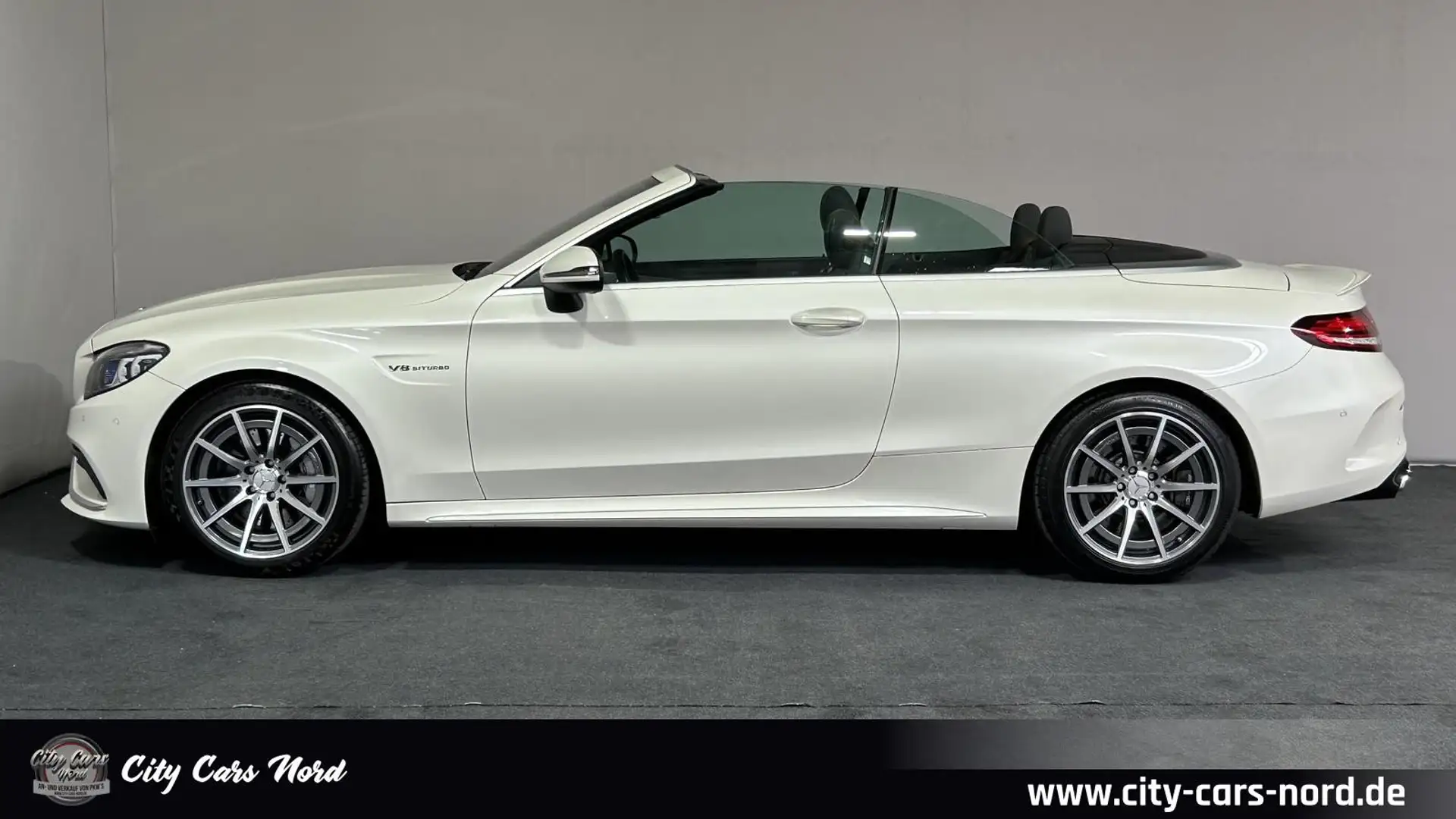 Mercedes-Benz C 63 AMG CABRIO-MEMORY-NAPPA-KAM-AIRSCARF-DISTR+ Weiß - 2