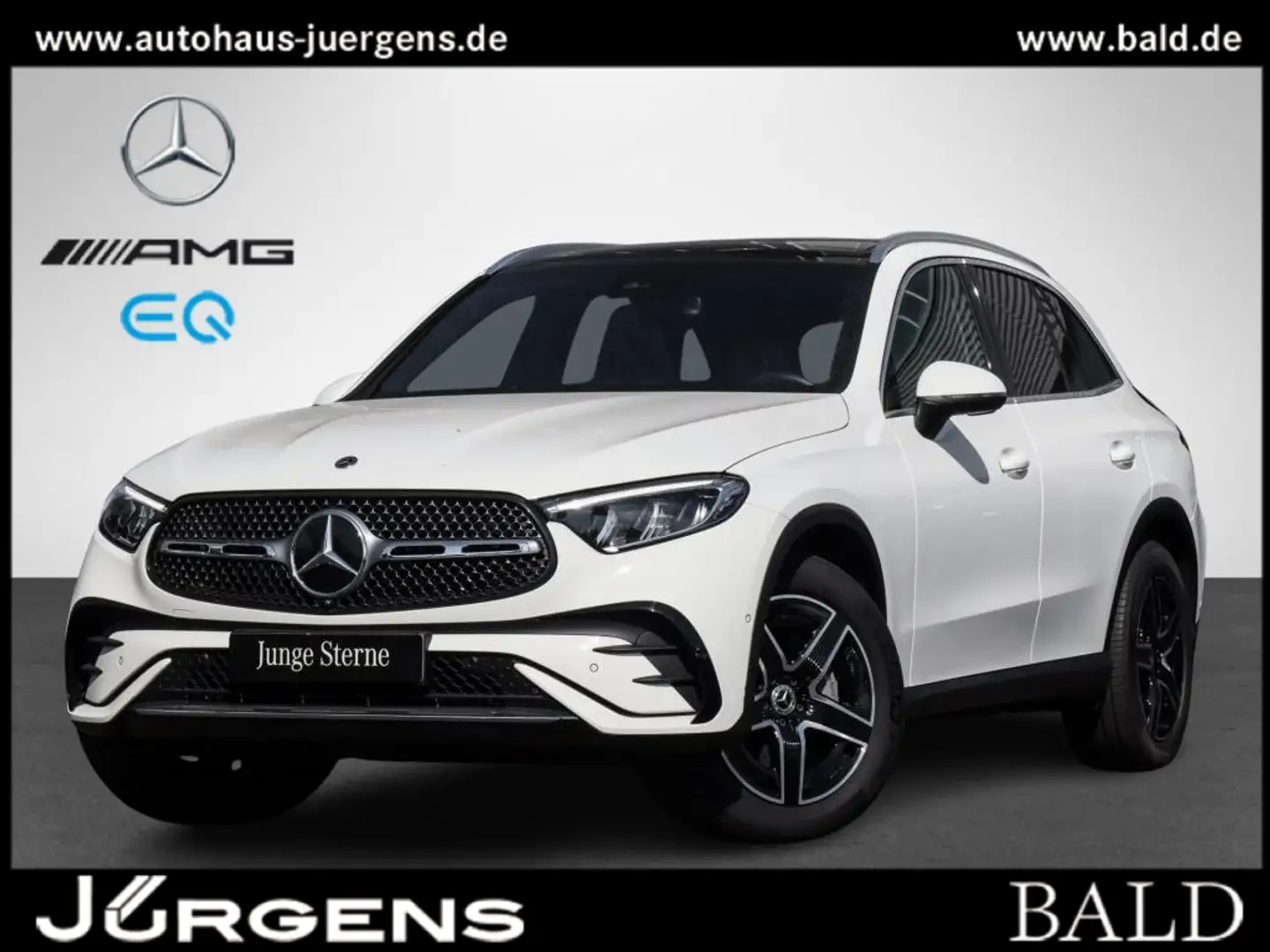 Mercedes-Benz GLC 300 d 4M AMG-Sport/Technik/Pano/AHK/Mem/Dist Weiß - 2