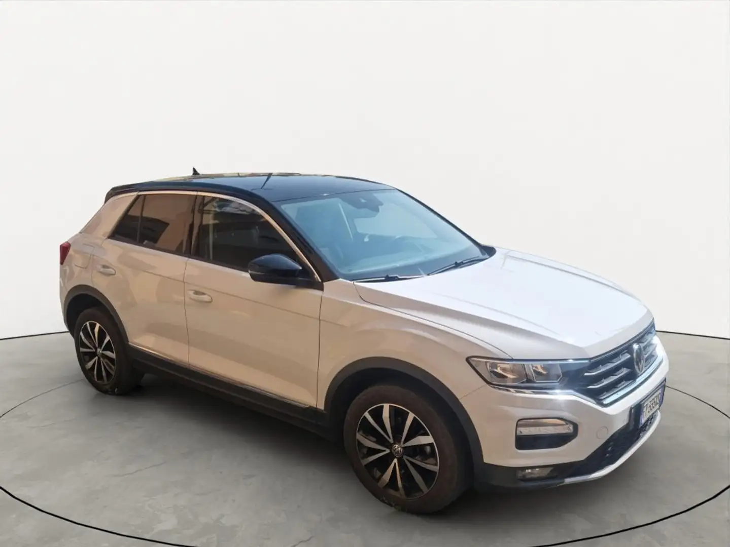 Volkswagen T-Roc 1.6 tdi Style UUnico Proprietario Tagliandi Uff. Bianco - 2