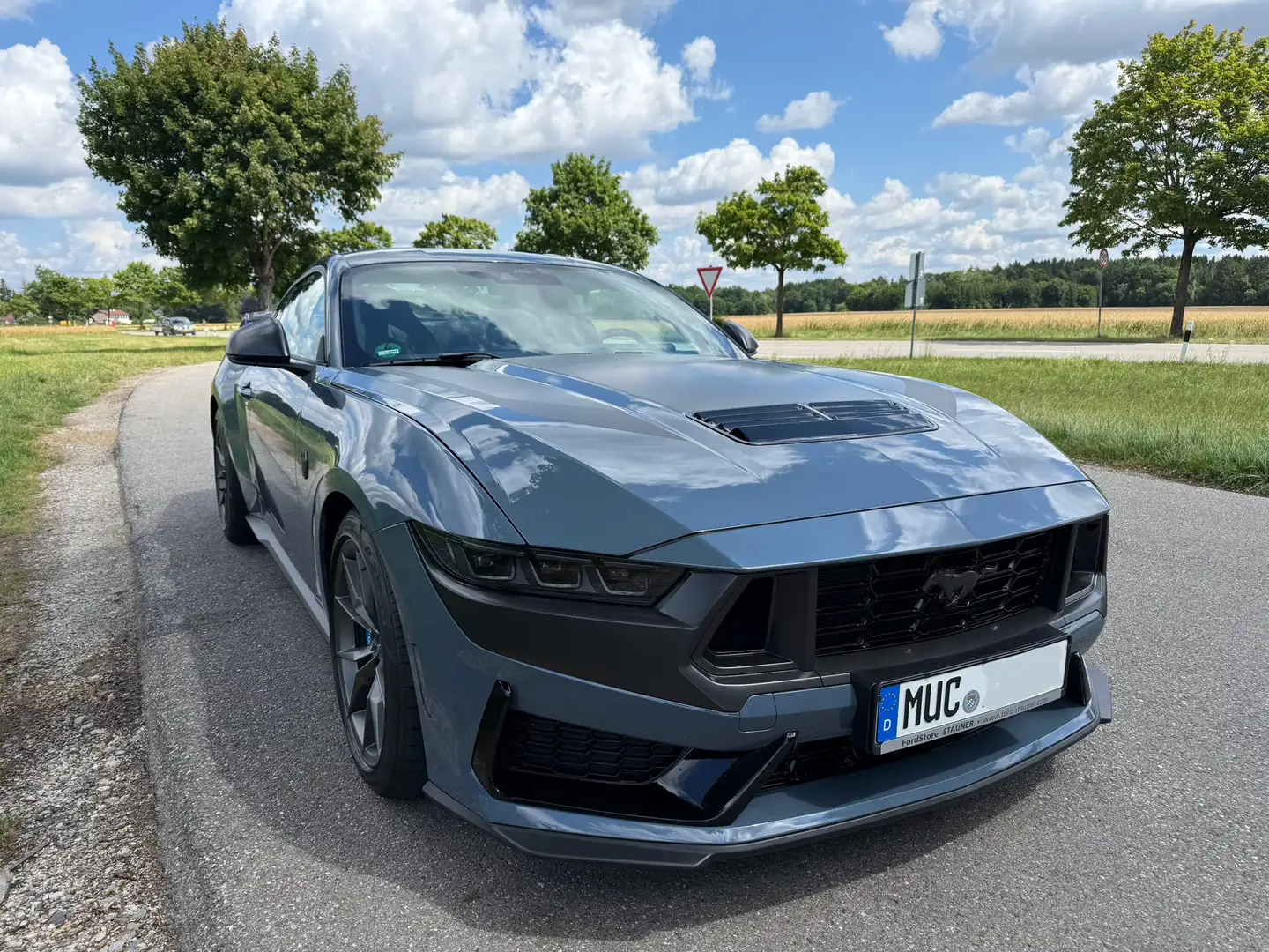 Ford Mustang Dark Horse, Automatik, Recaro, 7J/70k KM Garantie Bleu - 2