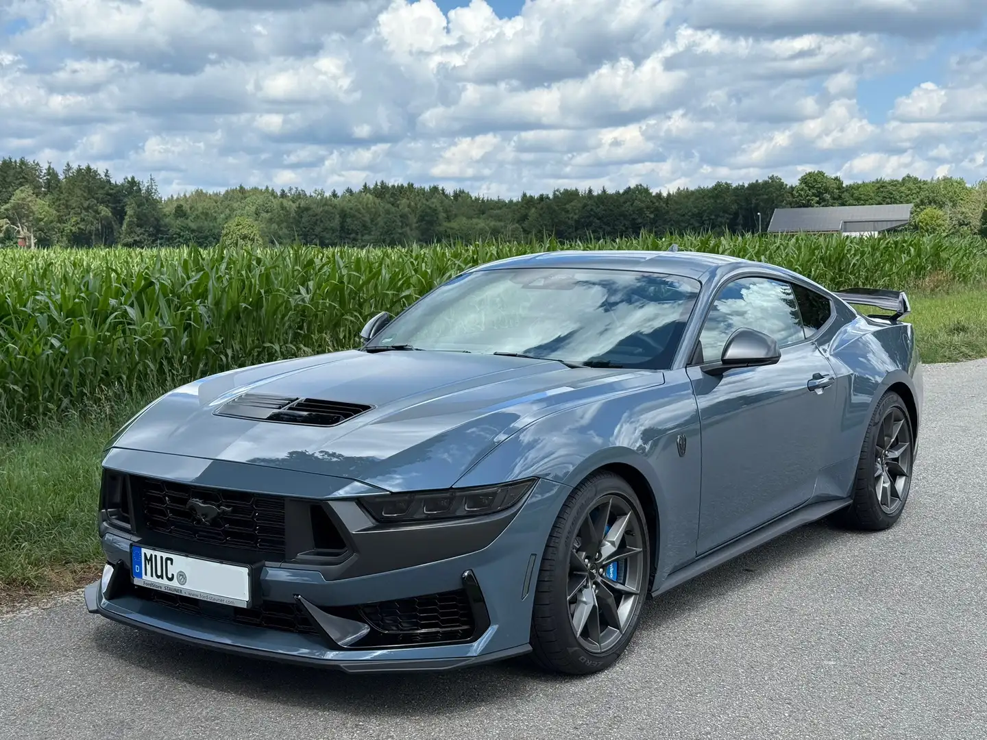 Ford Mustang Dark Horse, Automatik, Recaro, 7J/70k KM Garantie Bleu - 1