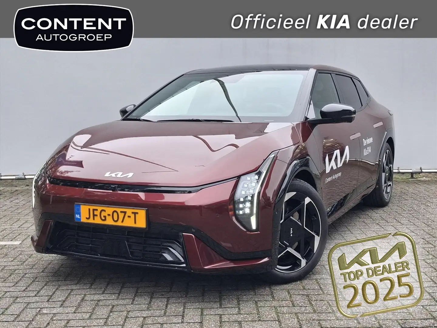 Kia EV4 Fastback 81,4 kWh 204PK GT-PlusLine Rouge - 1