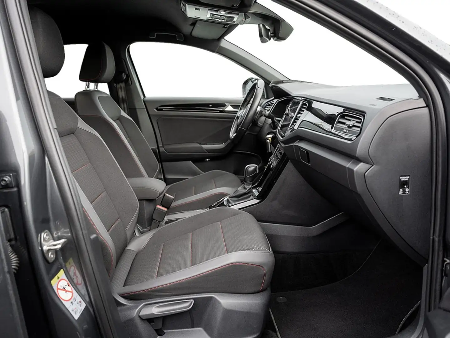 Volkswagen T-Roc 1.5 TSI Sport NAVI LED BLACK STYLE SHZ Grau - 2