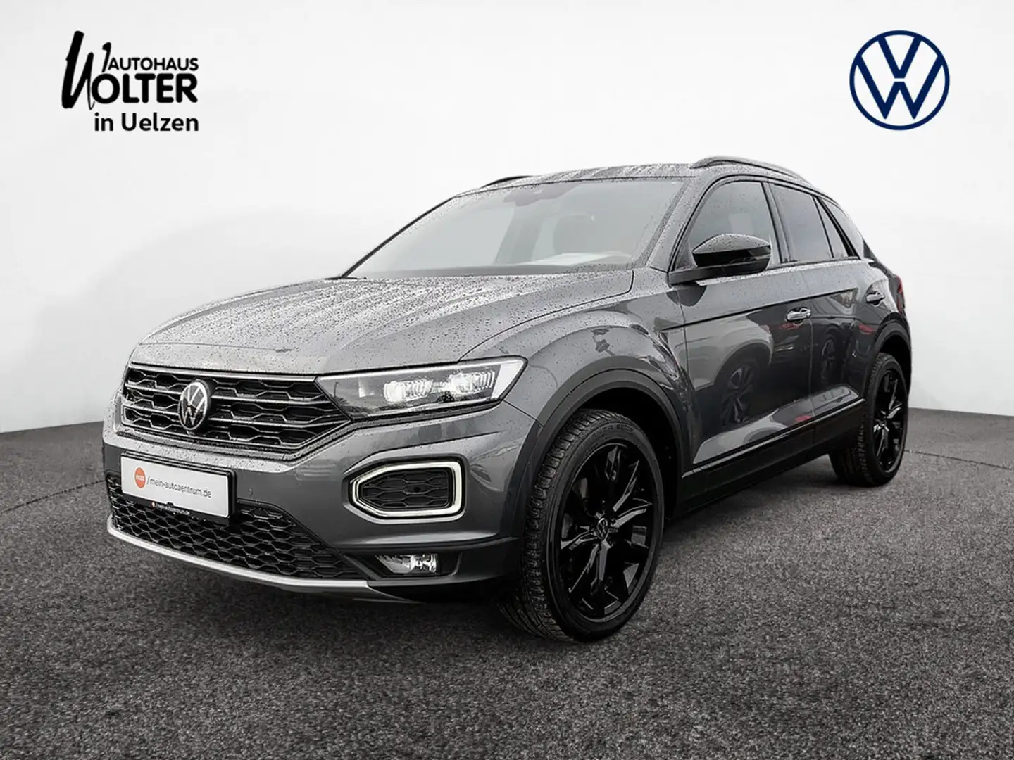 Volkswagen T-Roc 1.5 TSI Sport NAVI LED BLACK STYLE SHZ Grau - 1