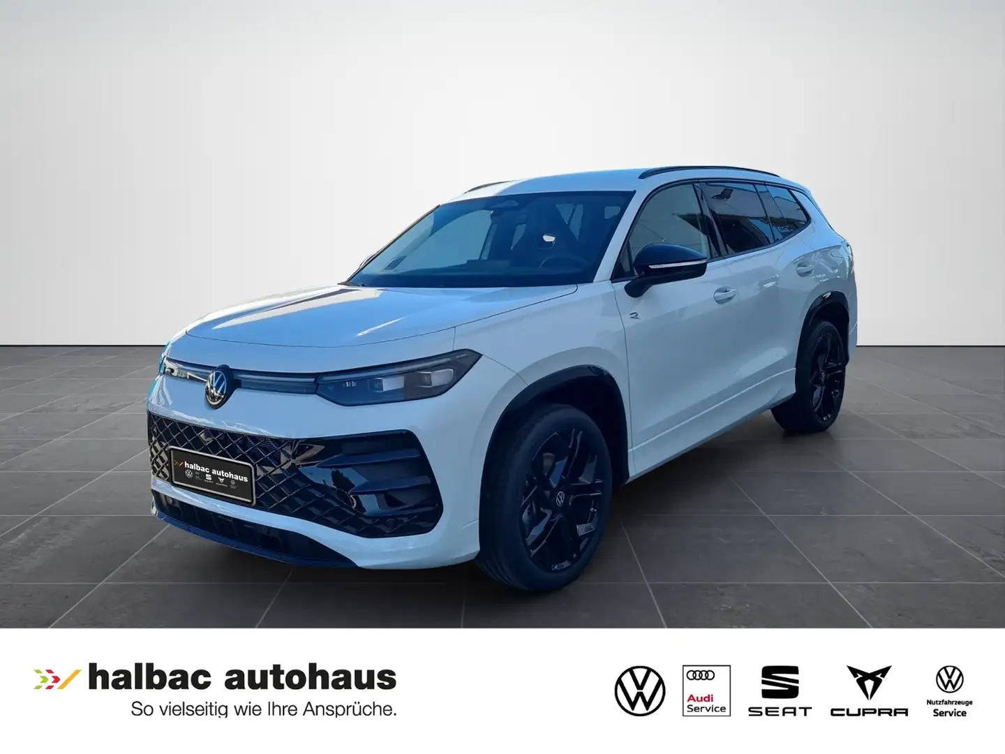 Volkswagen Tayron 2.0 TDI 4Mo DSG R-LINE+AHK+BLACKSTYLE+MATRIX+NAVI Weiß - 1