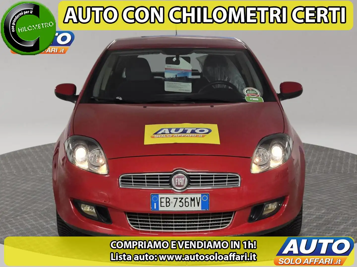 Fiat Bravo 1.6 MJT 88.000KM DIESEL OK NEOPATENTATI Rosso - 1