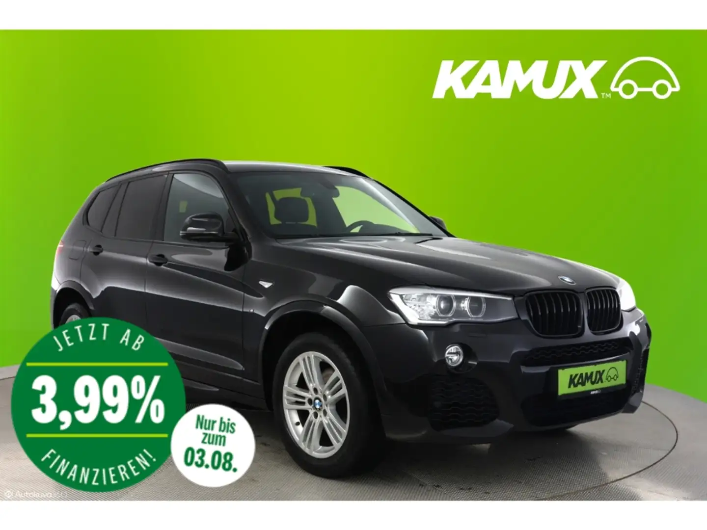 BMW X3 35d xDrive Steptronic M Sport+XENON+NAVI+PDC Negro - 1