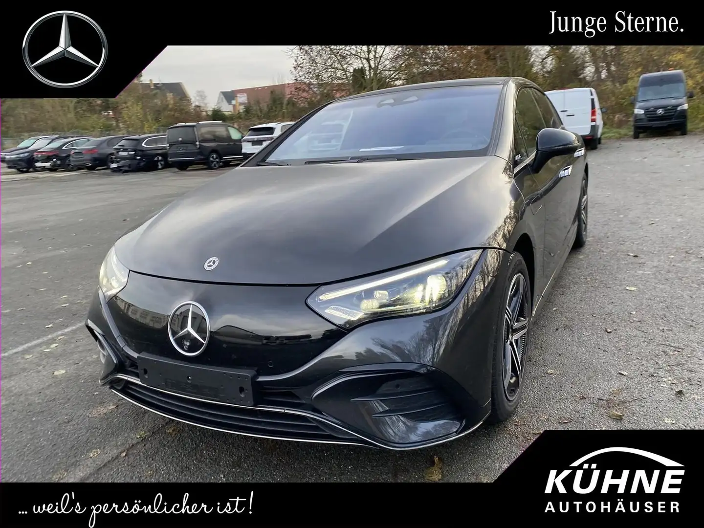 Mercedes-Benz EQE 350 AMG Premium Plus HA10°+Sitzklima+HuD !!! Gris - 1