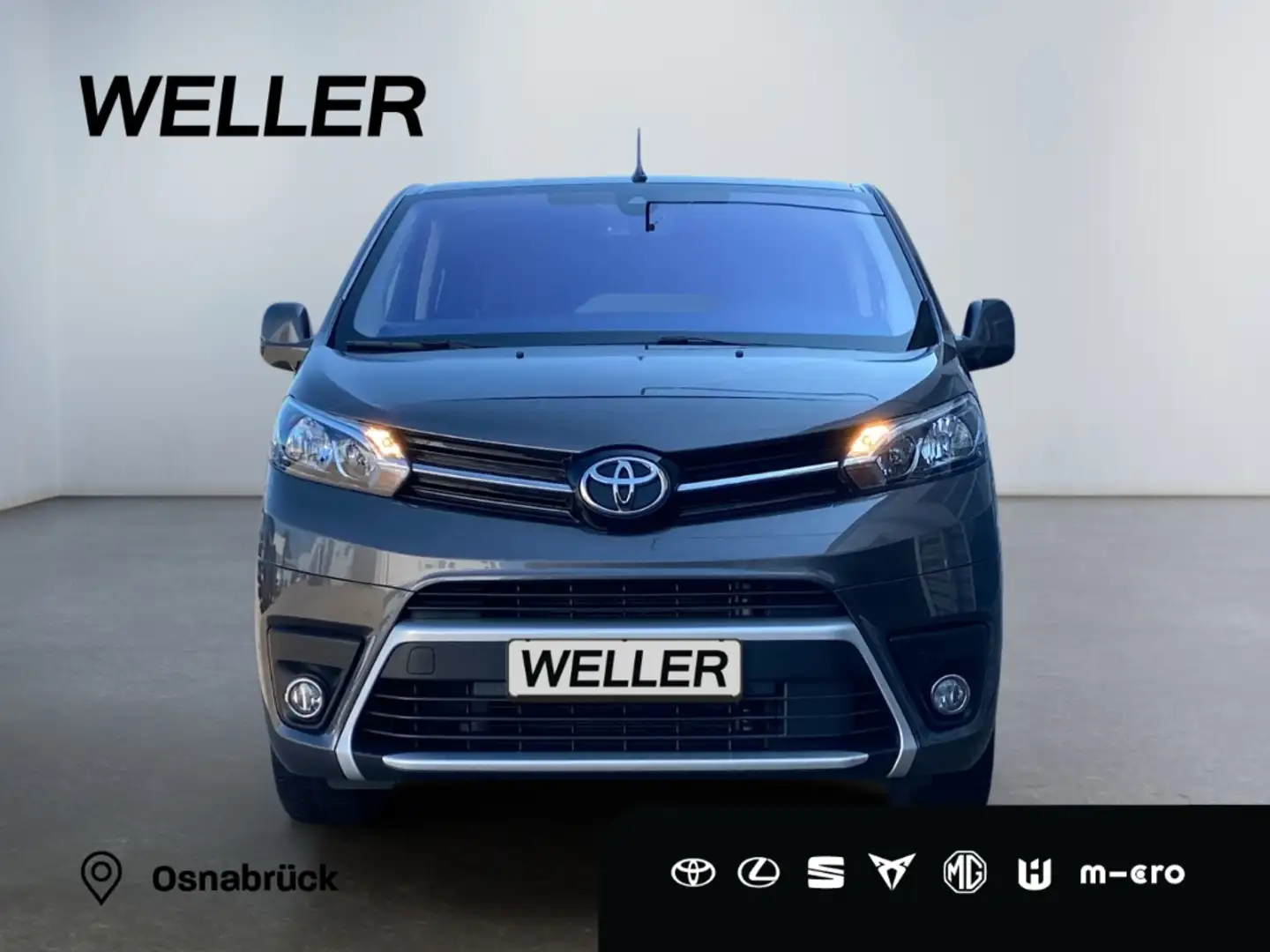 Toyota Proace 2,0l-D-4D L2 Verso Team D *HUD*ACC*CAM*SHZ* Gris - 2