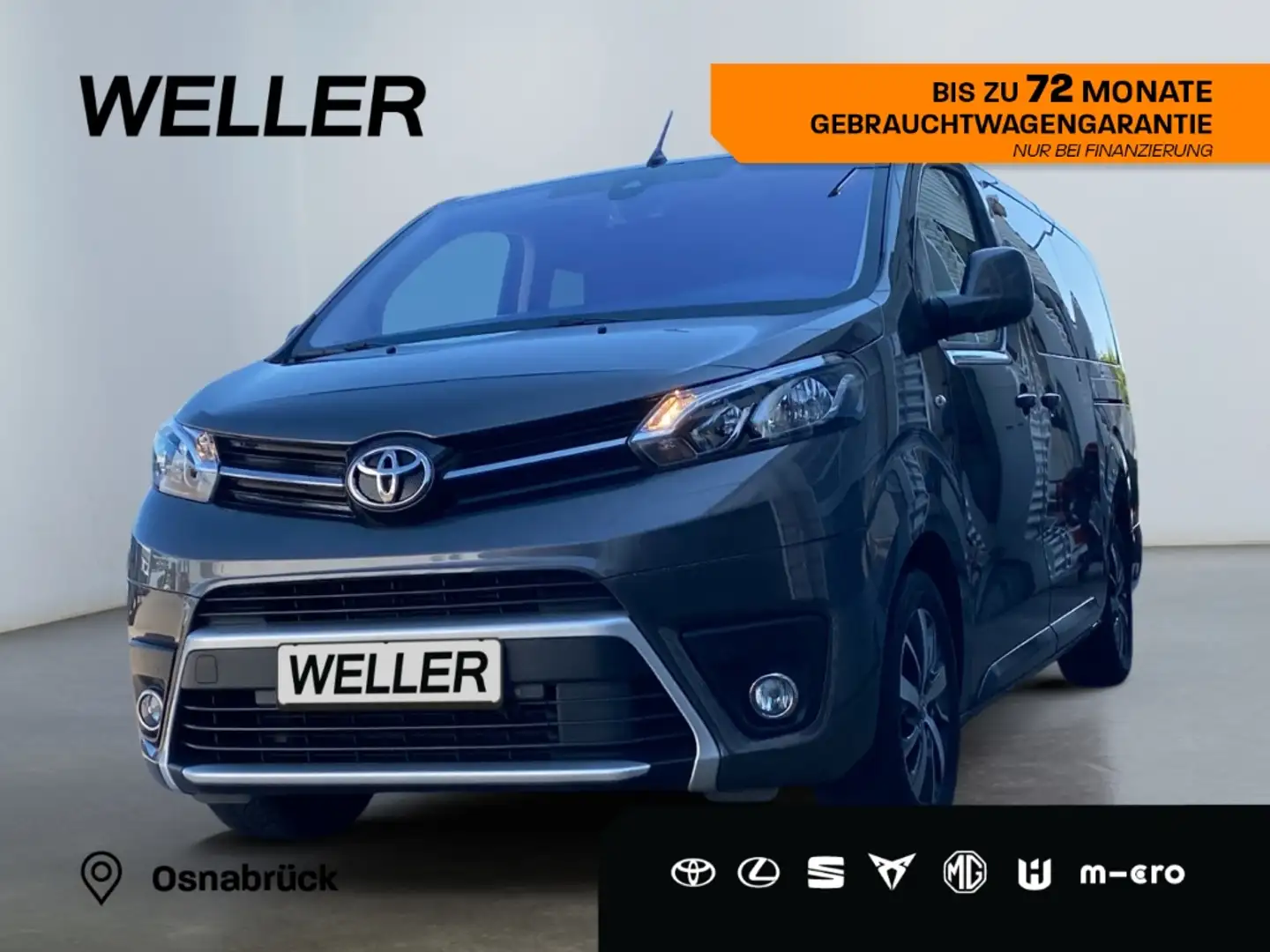 Toyota Proace 2,0l-D-4D L2 Verso Team D *HUD*ACC*CAM*SHZ* Gris - 1