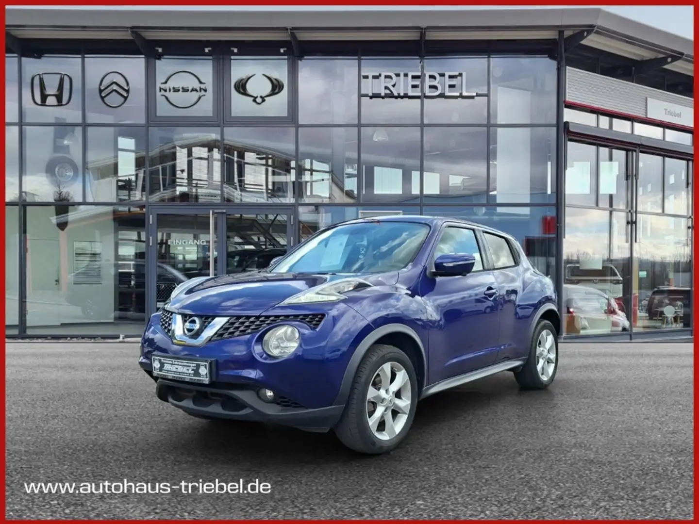 Nissan Juke Tekna 1.6 °AAC°SHZ°RFK°NAVI°DAB° Blue - 1