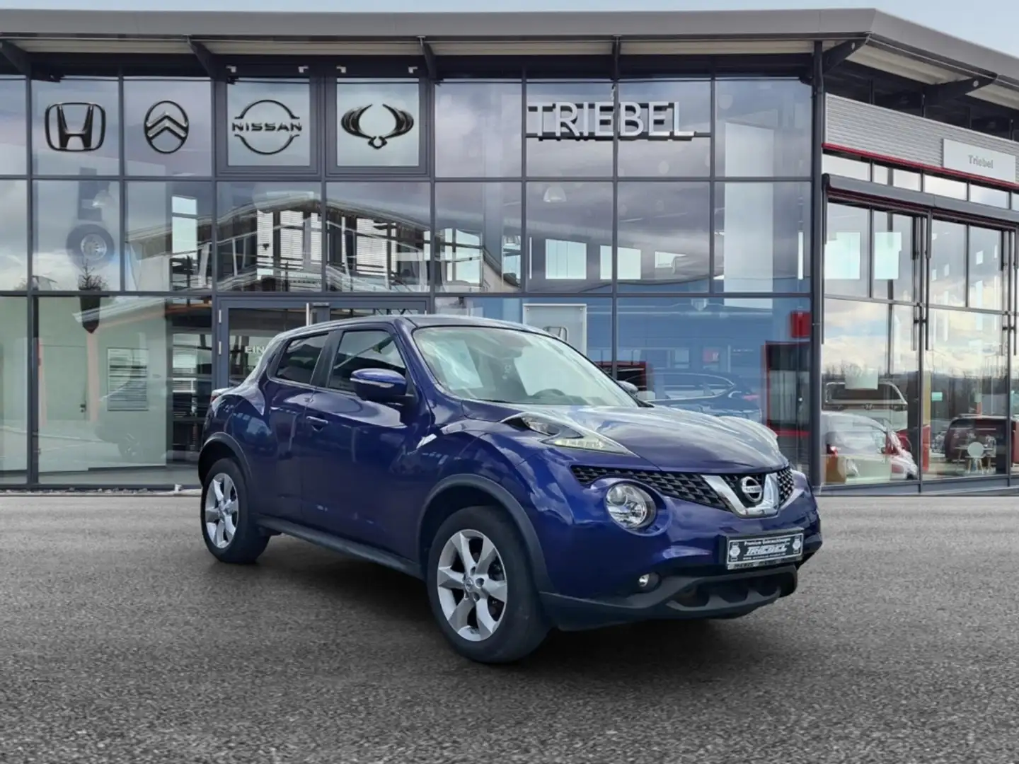 Nissan Juke Tekna 1.6 °AAC°SHZ°RFK°NAVI°DAB° Blue - 2