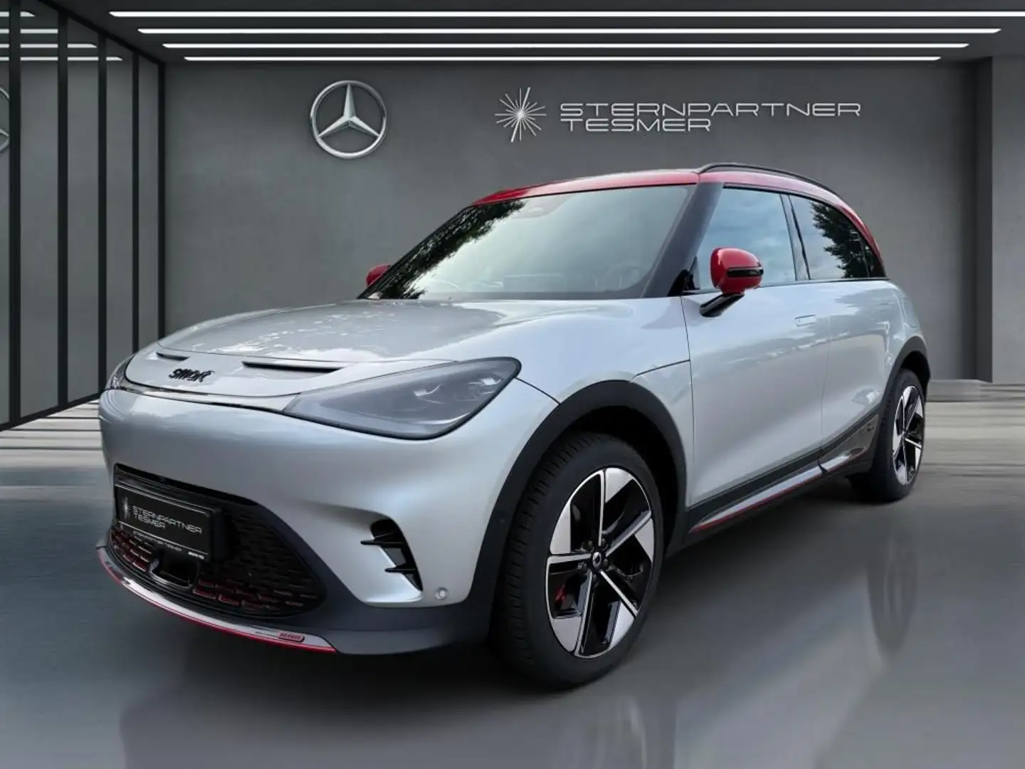 smart #1 Brabus +Memory+KAMERA+SDach+HuD+NAVI+AUT+DAB Argent - 1