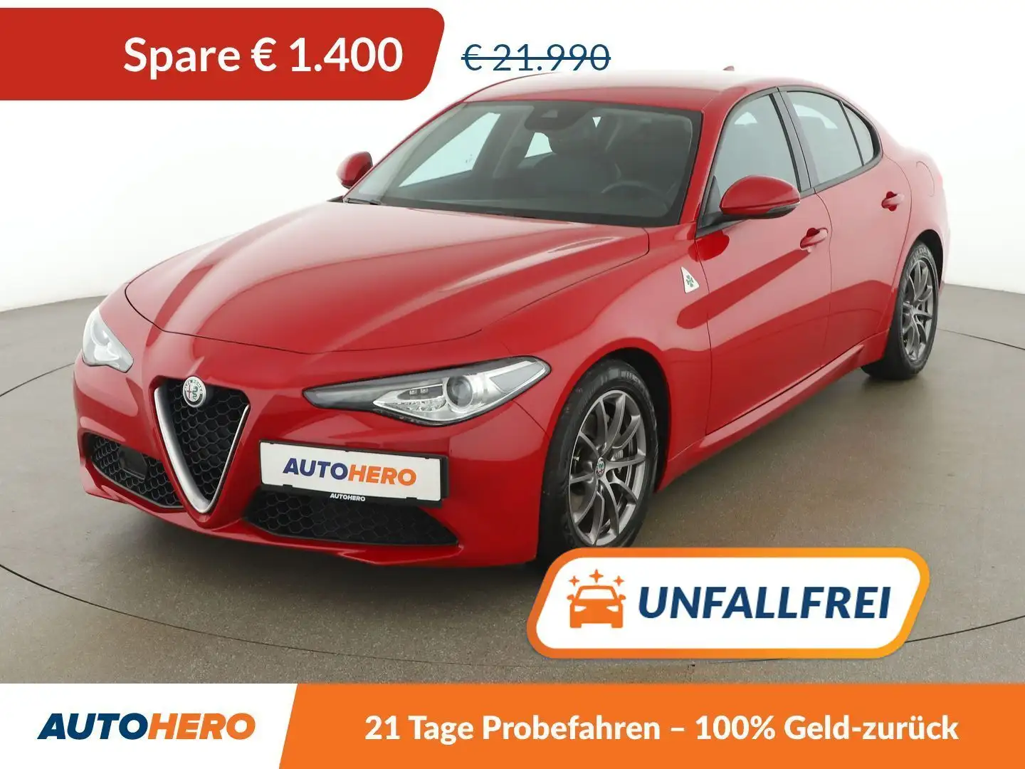 Alfa Romeo Giulia 2.2 JTDM Super Rouge - 1