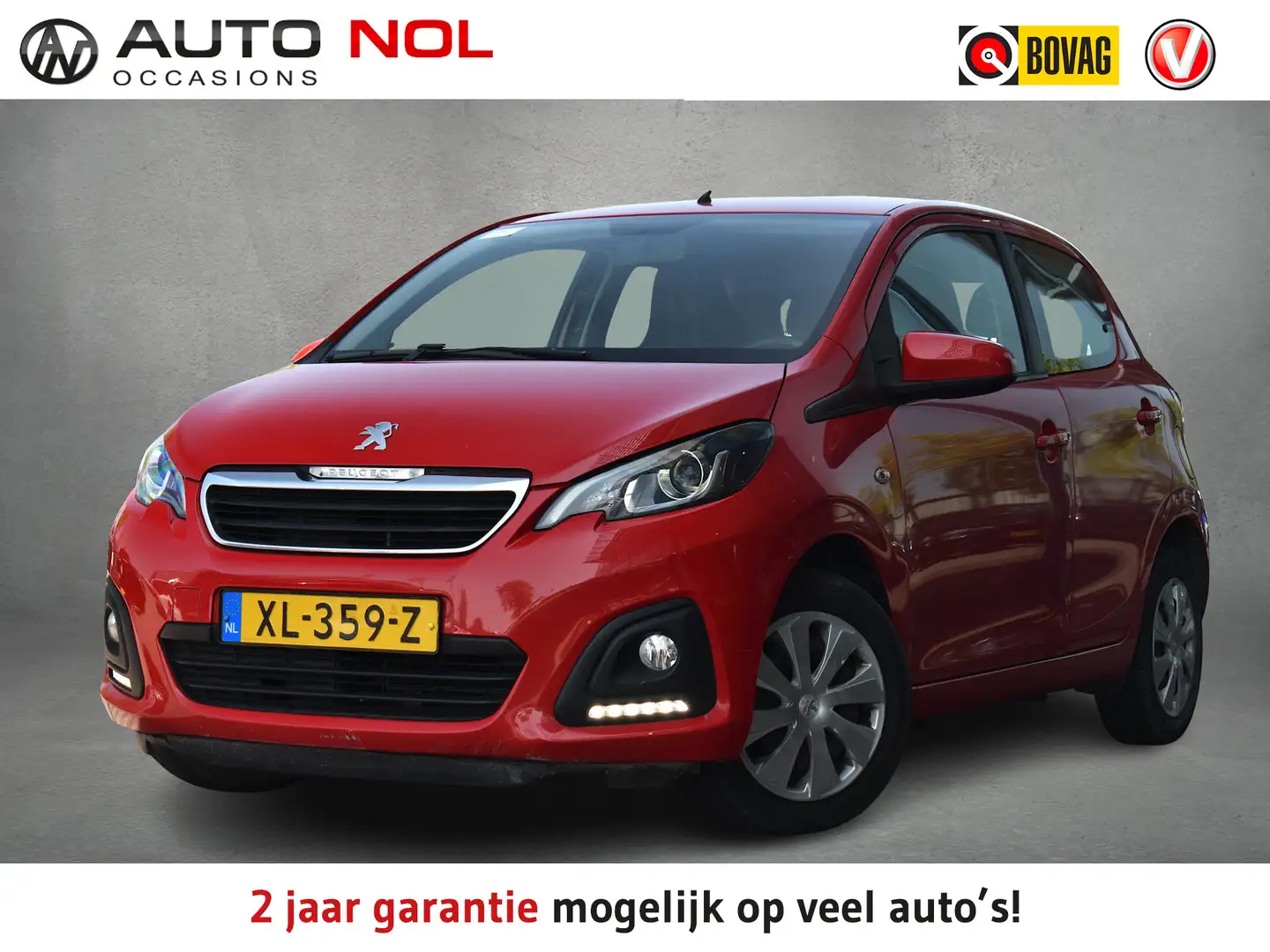 Peugeot 108 1.0 e-VTi Active | 5 Deuren | Airco | Bluetooth | Červená - 1