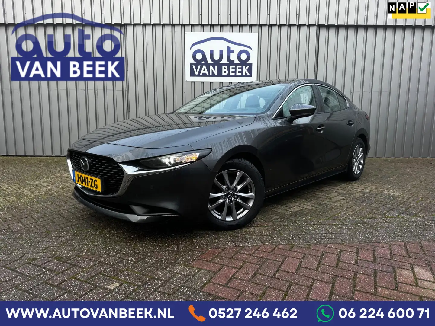 Mazda 3 1.8 SkyActiv-D 116 Comfort|Bose|HUD|Trekhaak Gris - 1
