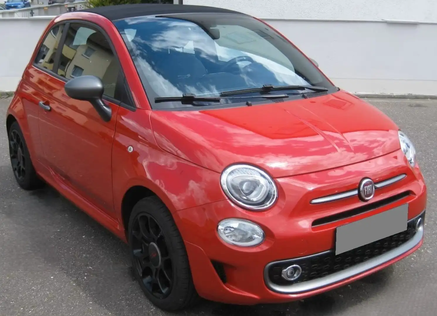 Fiat 500C 500C  Cabrio 1.2 8v  S  sport 69cv Rouge - 1