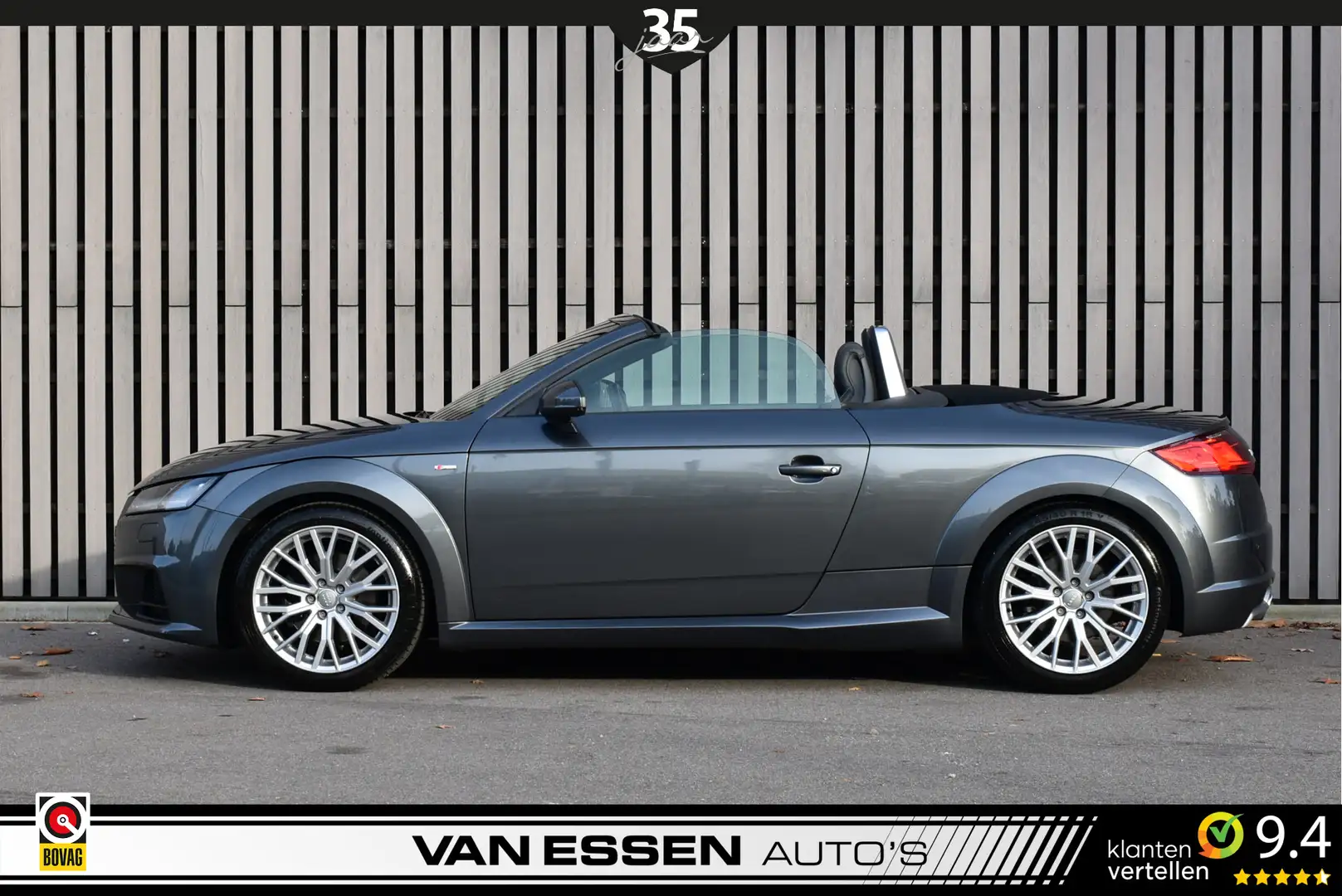 Audi TT Roadster 2.0 TFSI Quattro Pro Line S Nek/ Stoelver Gris - 2