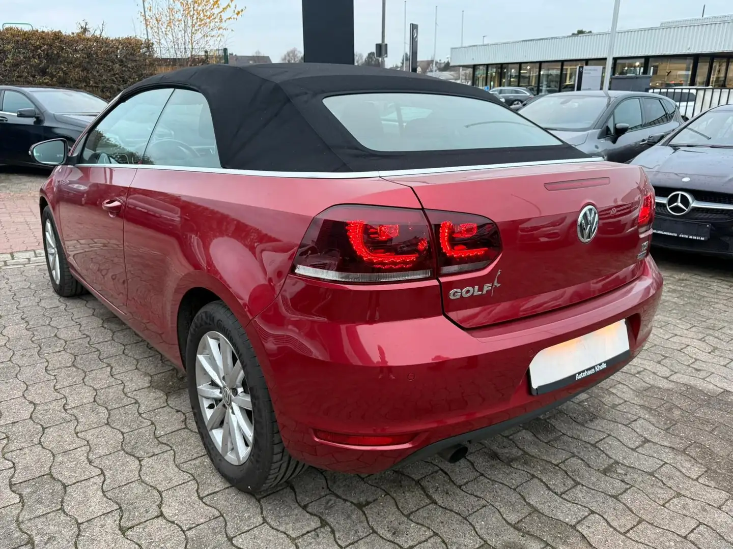 Volkswagen Golf Cabriolet BMT+Ratenzahlung ohne Bnak+Tüv Neu Rot - 2