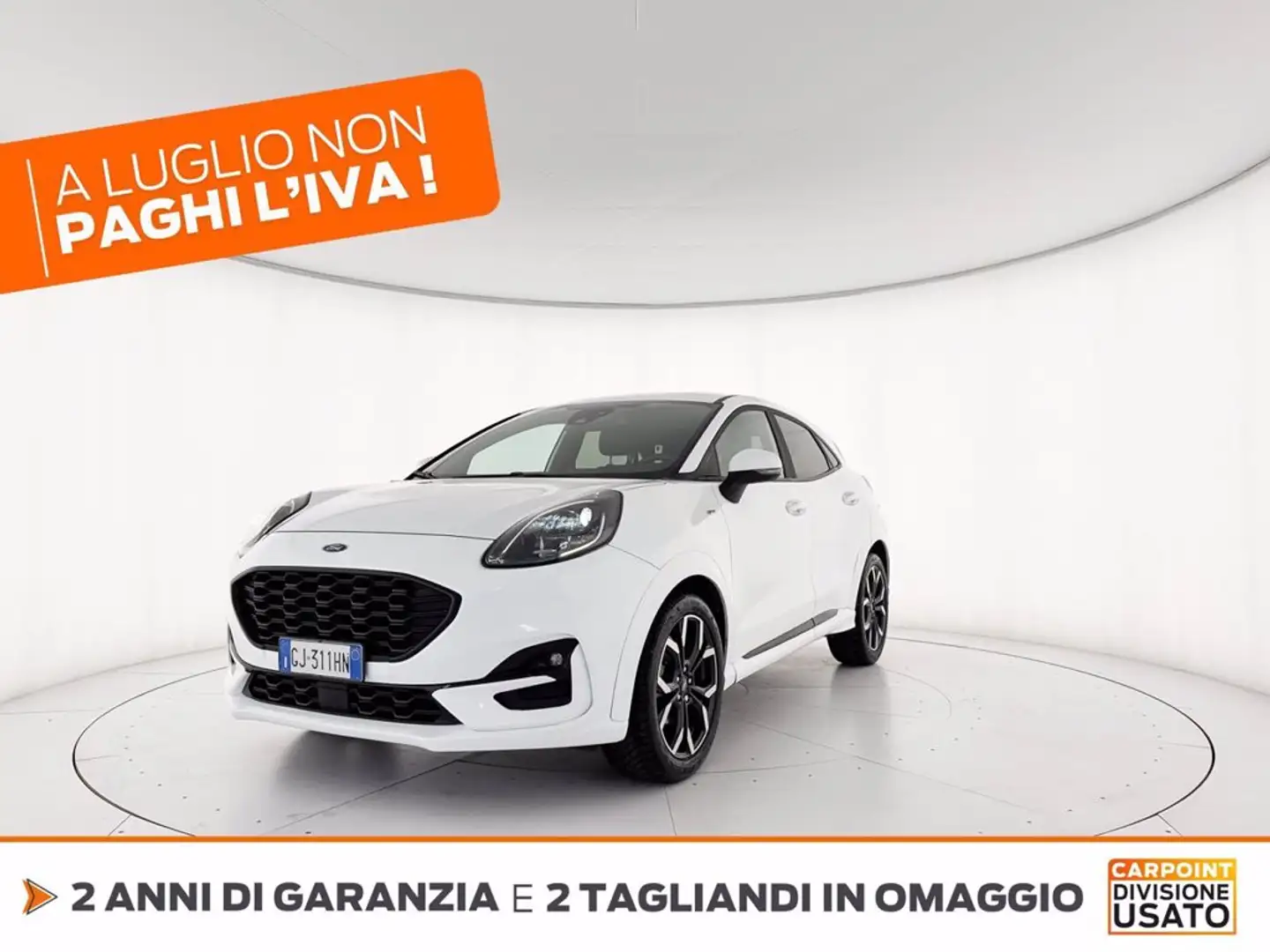 Ford Puma 1.0 ecoboost h st-line x s&s 125cv Bianco - 1