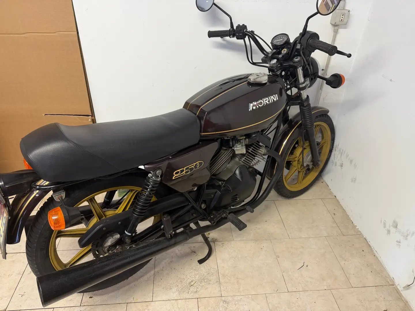 Moto Morini 250 2C Marrone - 1