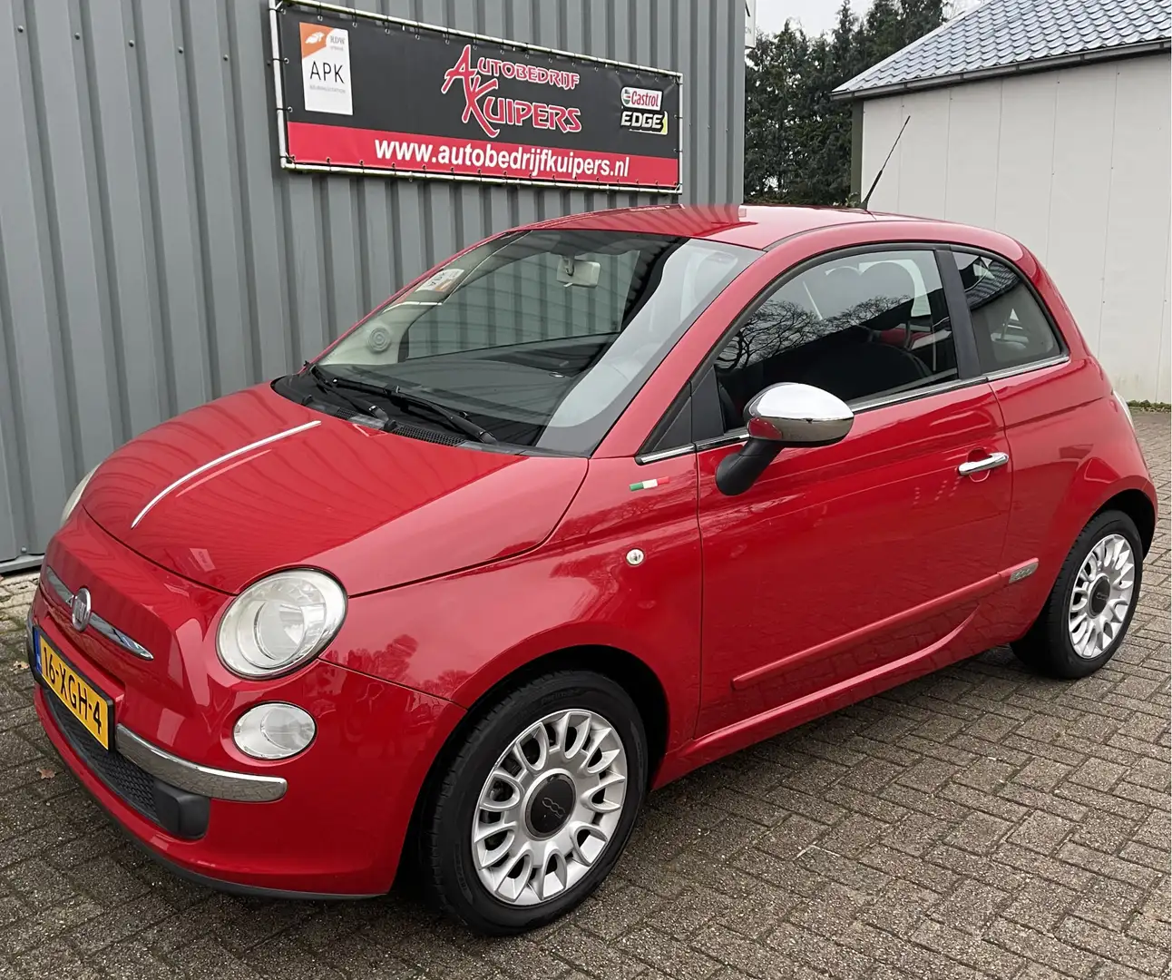 Fiat 500 1.2 Easy Navi.Airco.Lm.velgen.Electr.pakket Rouge - 2