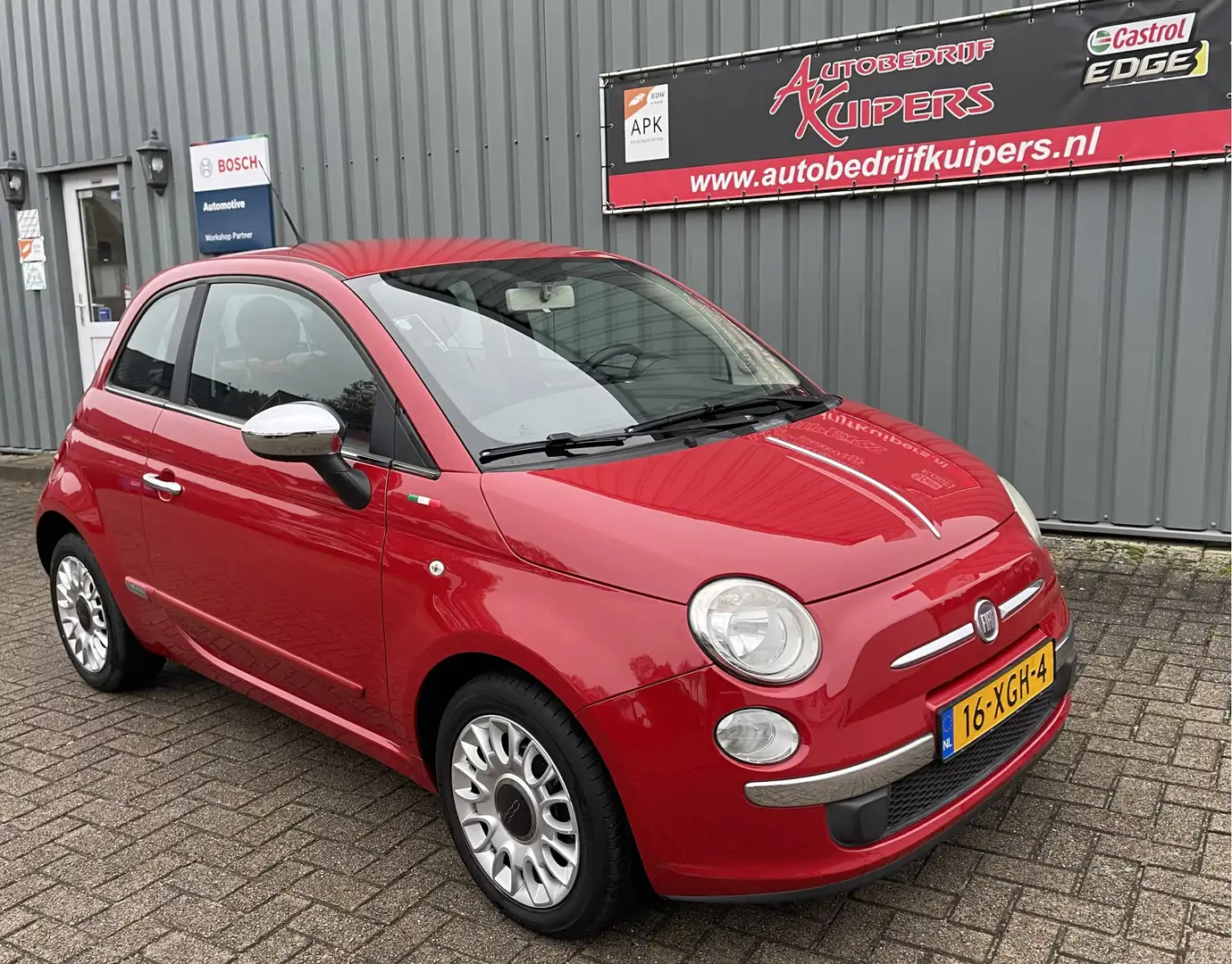 Fiat 500 1.2 Easy Navi.Airco.Lm.velgen.Electr.pakket Rouge - 1