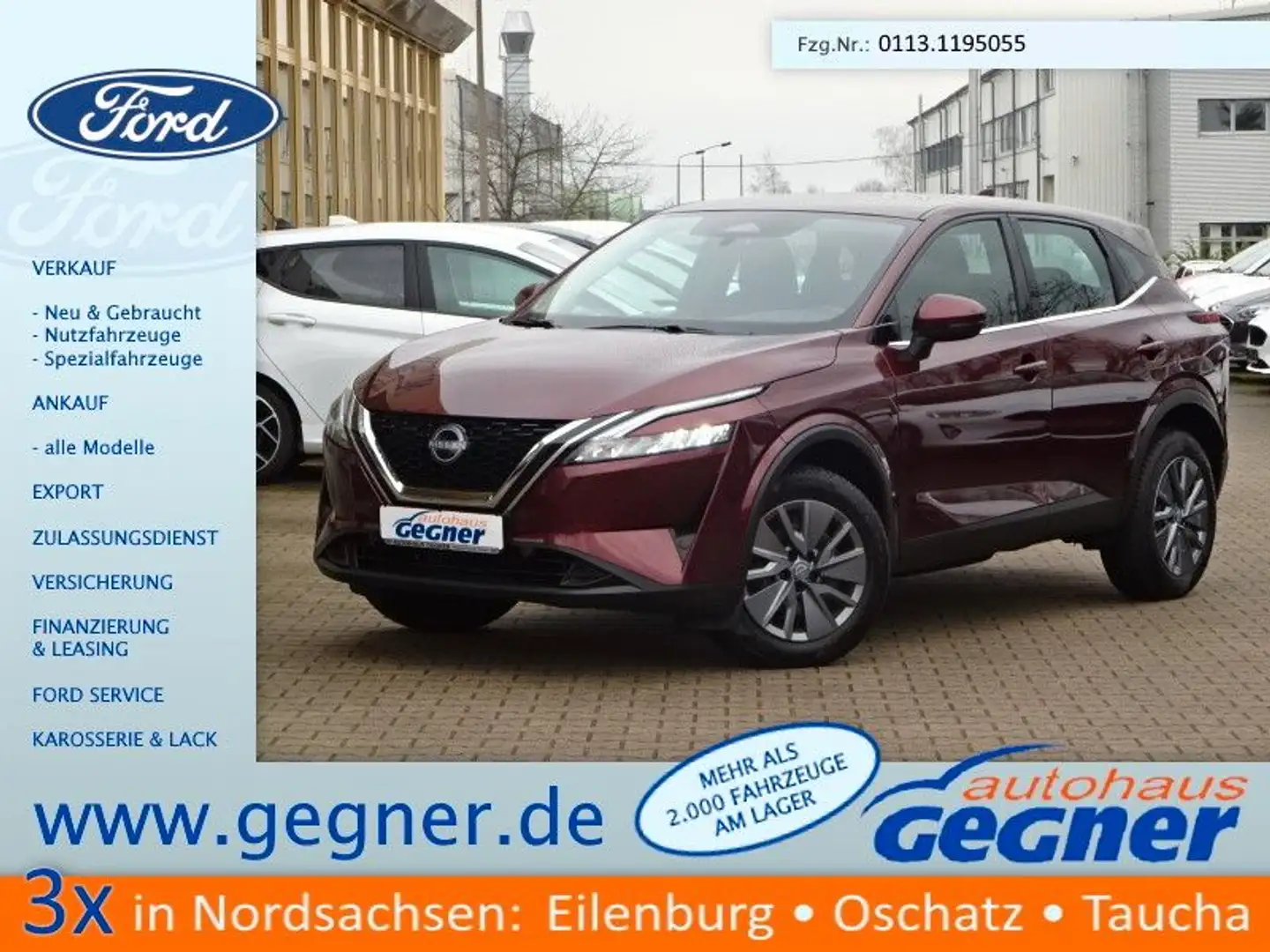 Nissan Qashqai 140PS MHEV Visia LED Klima Violett - 1