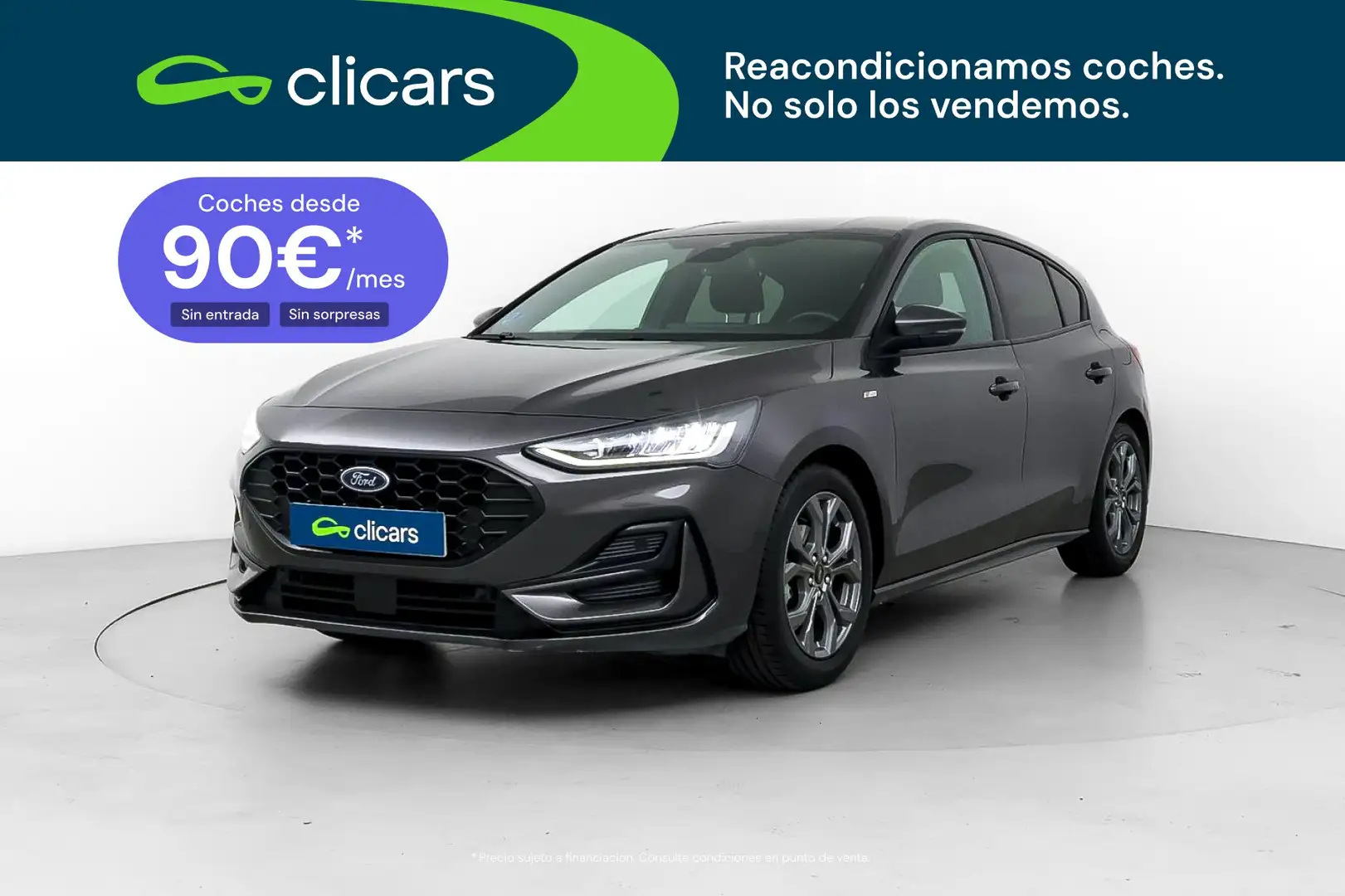 Ford Focus 1.0 Ecoboost MHEV ST-Line 155 Gris - 1