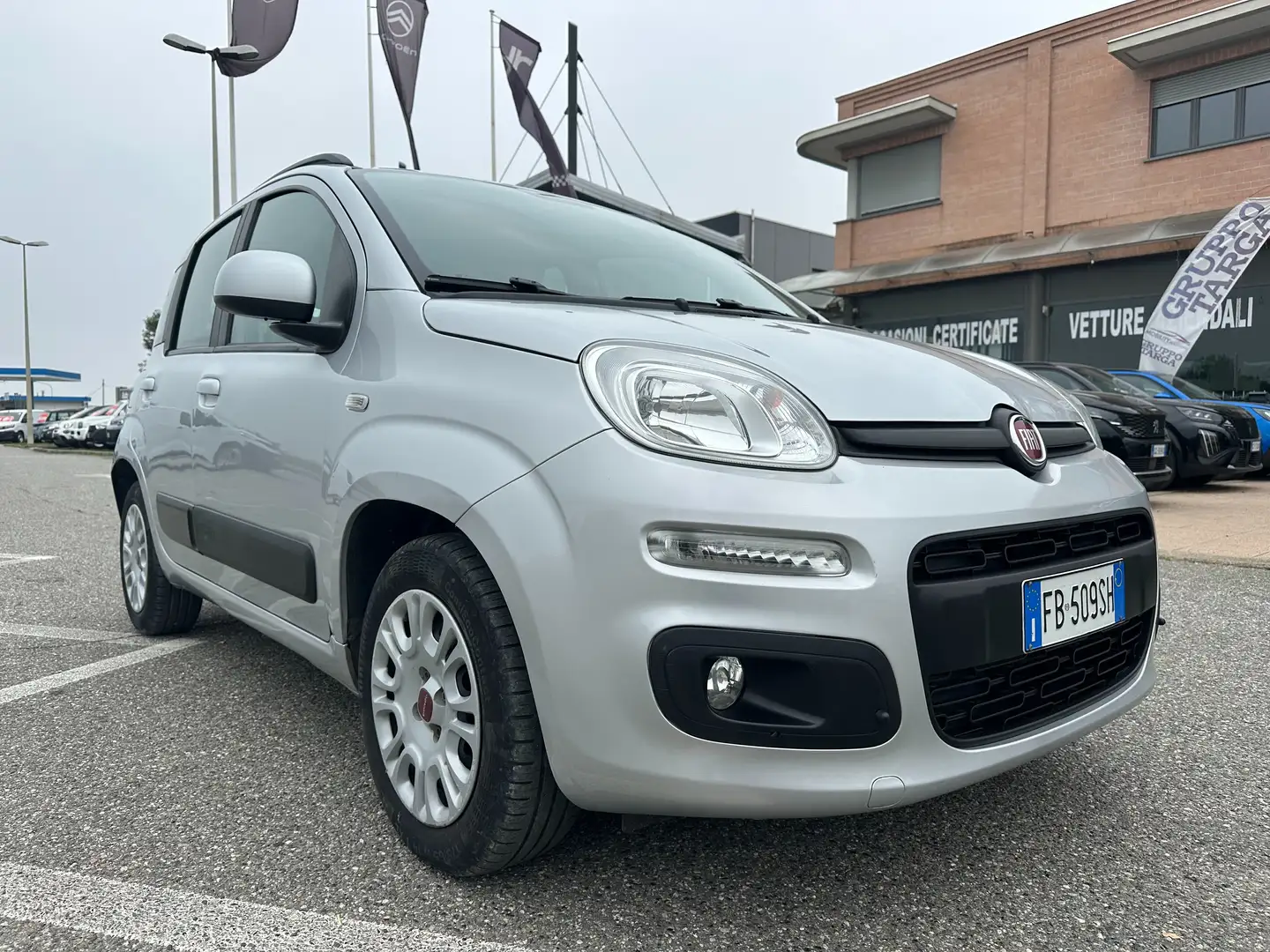 Fiat Panda Panda III 2012 1.2 Lounge 69cv E6 Argento - 2