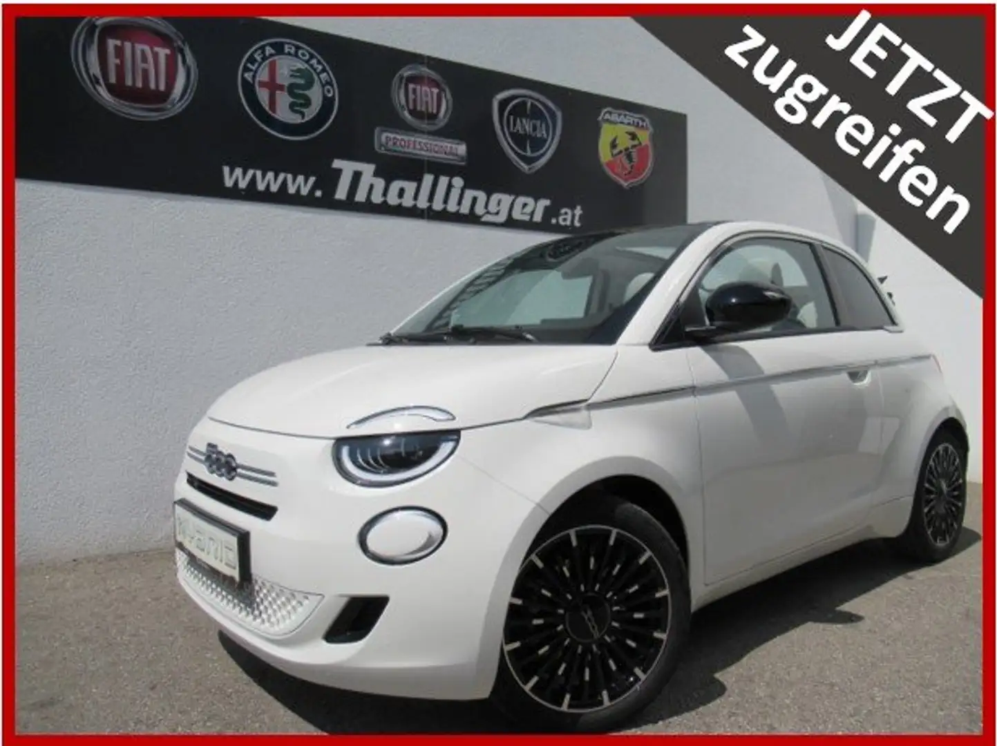 Fiat 500 HYBRID CABRIO LA PRIMA **TOP AUSSTATTUNG** Weiß - 1