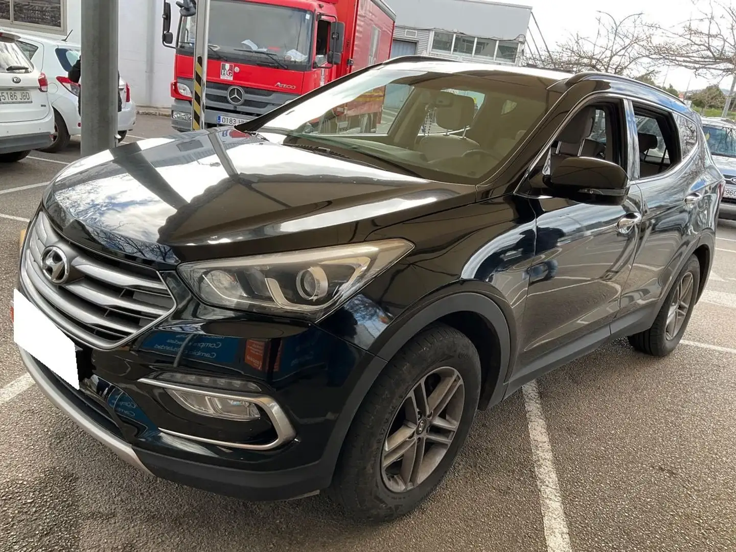 Hyundai SANTA FE 2.2CRDi 4x2 Tecno 7s Negro - 1