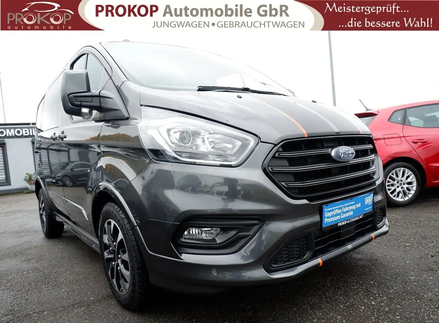 Ford Tourneo Custom Transit Sport DOKA 320 L1 AHK Kamera Navi Garantie Gris - 2