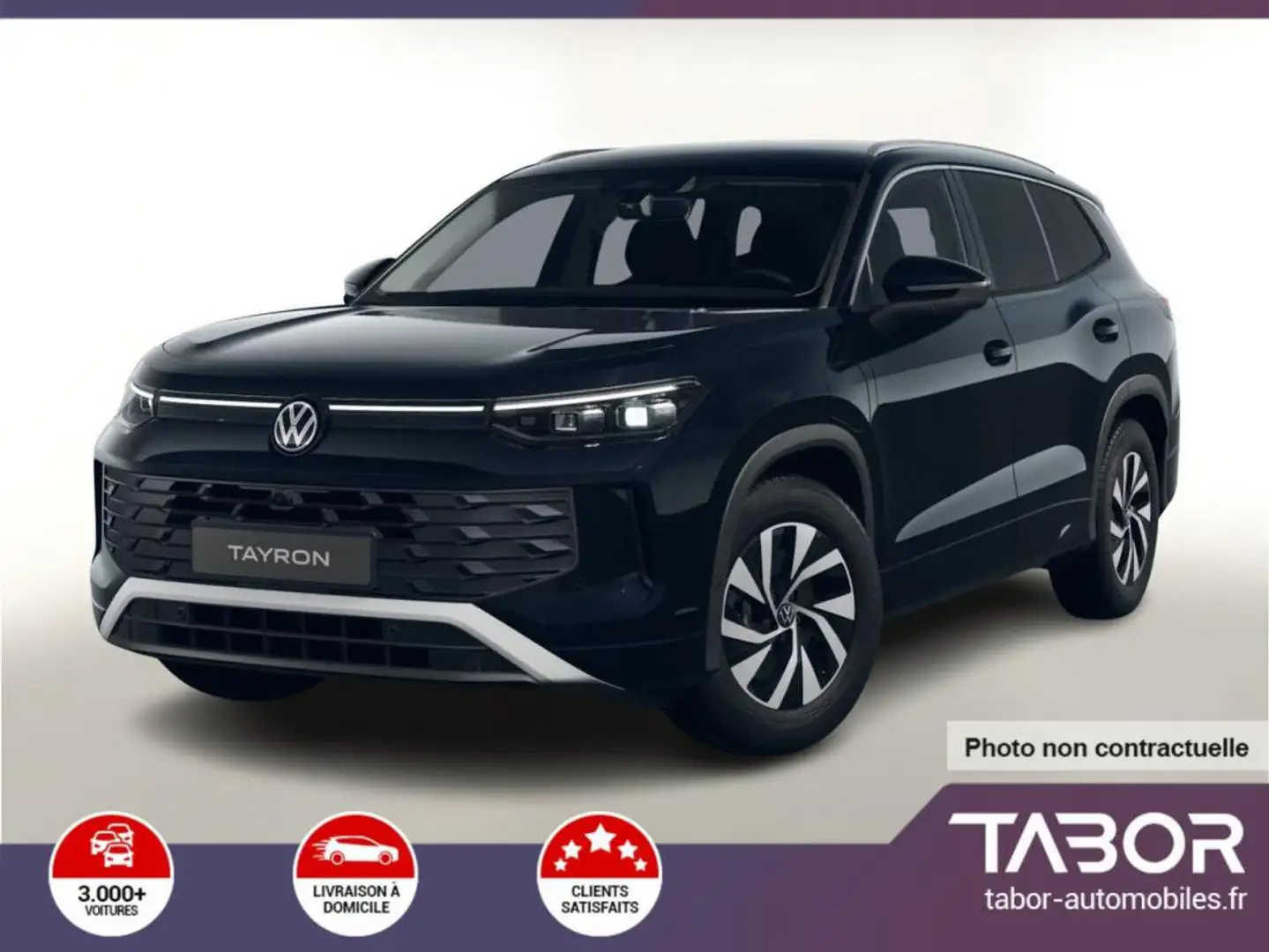 Volkswagen Tayron 1.5 eHybrid 204 DSG LED+ GPS Noir - 1