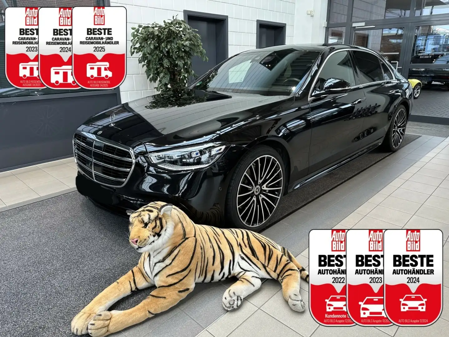 Mercedes-Benz S 350 L LANG AMG 4Matic +21 Zoll+Exclusive+Night+Standhz Zwart - 1