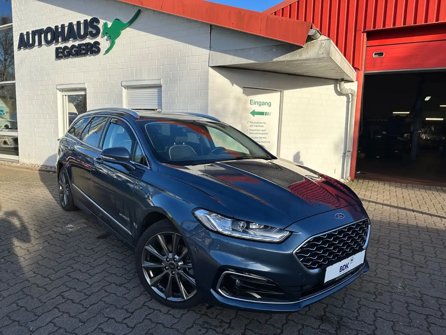 Ford Mondeo Turnier Hybrid Vignale/NAVI/PANO/ACC/SHZ Bleu - 1
