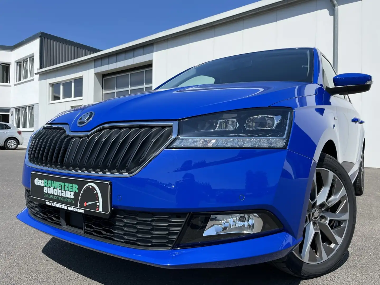 Skoda Fabia 1.0 TSI DSG Clever 106€ m. 20% Anzahlung DAB Nav Blau - 1