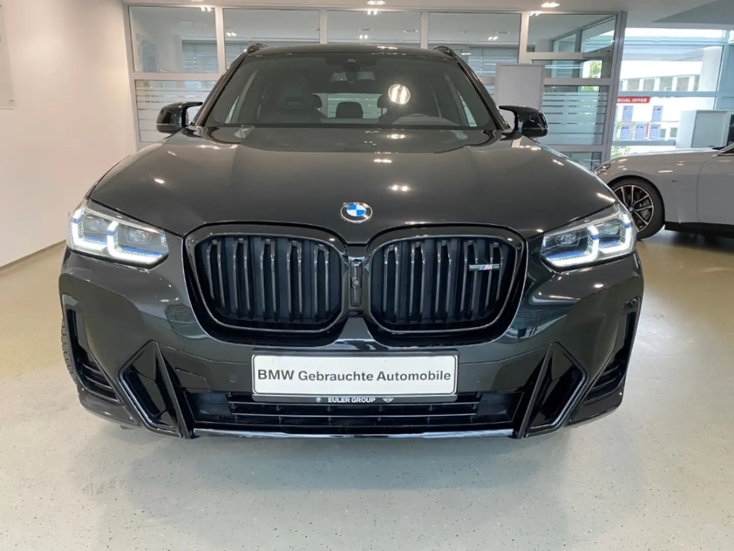 BMW X3 d M Sportpaket HUD StandHZG Pano Navi Leder Laserl Schwarz - 2