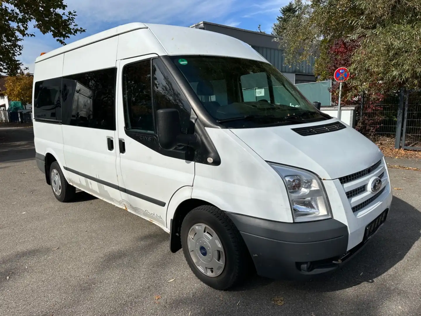 Ford Transit Kombi FT 300 M Trend 9 Sitzer Klima PDC Blanc - 1