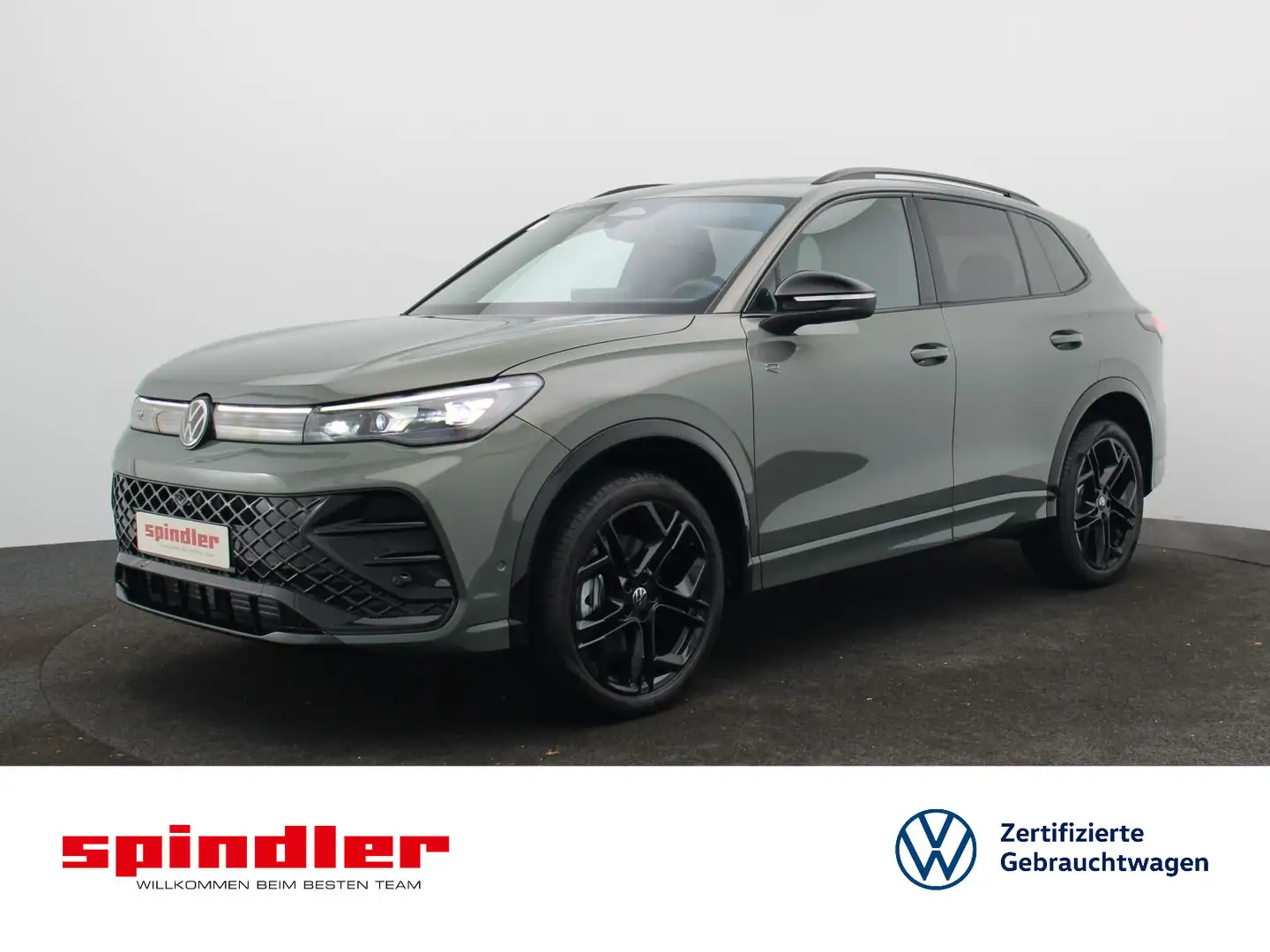 Volkswagen Tiguan R-LineBlack 2.0TDI 4M DSG/ HD-Matrix, AHK Grün - 1