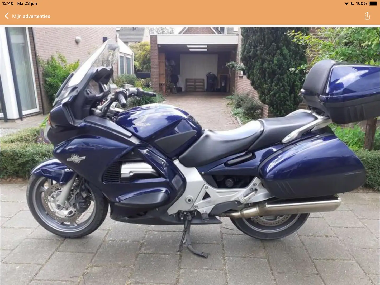 Honda Pan European st 1300 Blauw - 1