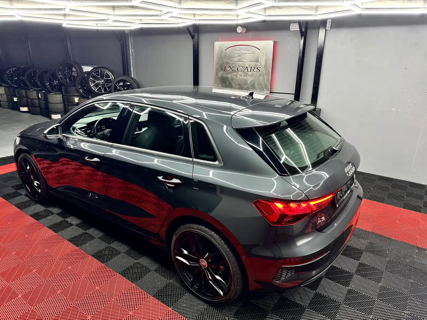 Audi A3 🔺A3 Sportback* S line *S tronic*cuir🔺 Grau - 2